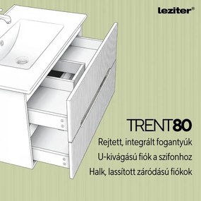 Trent 80 alsó szekrény mosdóval