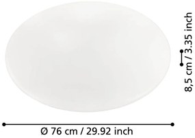 Fehér LED mennyezeti lámpa GIRON – EGLO