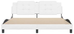 fehér műbőr ágykeret matrac nélkül Zadar 180x200 cm