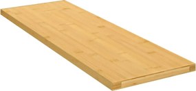 vidaXL bambusz fali polc 60x20x1,5 cm