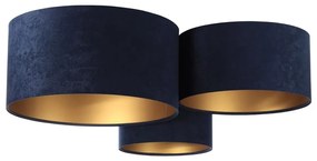 Mennyezeti lámpa SPACE 3xE27/60W/230V kék/arany