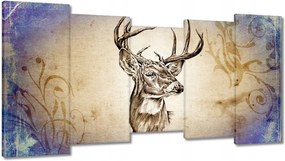 Vászonkép 150x80 Szarvasfej
