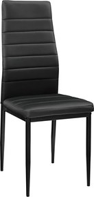 Coleta Nova II NEW étkezőszék Fekete 4 db N