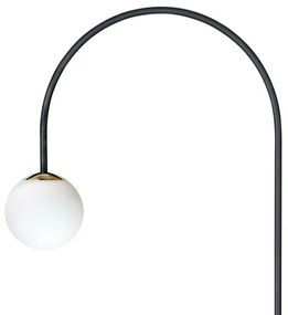 Zuma Line 1224 - BOW állólámpa 1xE14/10W/230V fekete