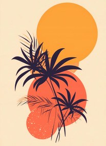 Poszter 40x55cm Trópusi Nyugat
