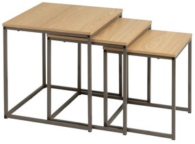 Tárolóasztal szett 3 db-os 40x40 cm – Casa Selección