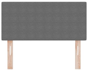 Fejtámla Egyszerű Design Világosszürke 90 cm Bársonyos Szövet