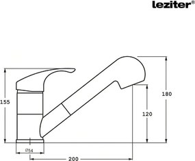 Carol mosogató csaptelep