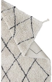 Krémszínű mosható kézi szövésű pamut szőnyeg 70x100 cm Mini Bereber – Lorena Canals