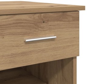 Íróasztal tárolóval Mesteri tölgy 90x49.5x75 cm Szerelt fa
