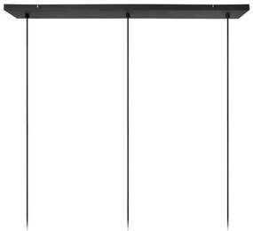 Lucide 45492/03/36 - Csillár zsinóron RAFAL 3xE27/40W/230V fekete/szürke