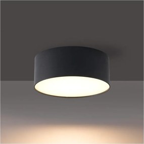 Brilagi - FORIS LED fürdőszobai mennyezeti lámpa LED/9W/230V Ø 9 cm fekete IP44