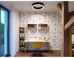 LED2 - LED Dimmelhető mennyezeti lámpa SATURN LED/50W/230V 3000K/4000K fekete