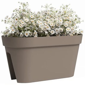 Újrahasznosított műanyag függő láda korlátra 60 cm Capri – Artevasi