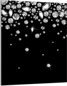 Üveg Vágódeszka 40x52 Gyémántok A Konyhába