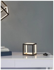 Nova Luce asztali lámpa, fekete, 3000K melegfehér, beépített LED, 1x20W, 1500 lm, 9818161