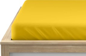 Jersey lepedő EXCLUSIVE mustársárga 140 x 200 cm