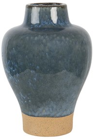 Kerámia kék dekor váza 31 cm