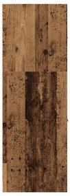 antik fa színű szerelt fa patikaszekrény 40 x 41 x 118 cm