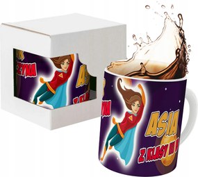 Személyre szabott bögre 330ml Nőnap Március 8. Iskola Osztály Név