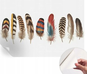 Dekoratív öntapadós fotótapéta Hálószobába Színes tollak 104x70 cm