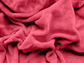 Mikroplüss lepedő SOFT 90x200 cm piros