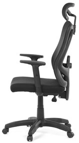 Fekete Hálós Irodai Szék, Szinkron Mechanikával. KA-R215 BK