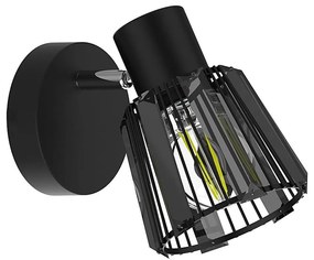 Prezent 27516 - Fali spotlámpa PONTEO 1xE27/40W/230V fekete