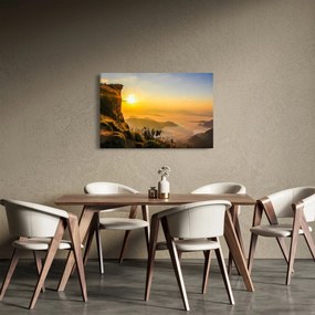 Egy völgy képe a reggeli ködben (90x60 cm)