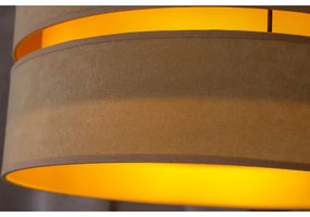 Duolla - Csillár zsinóron DUO 1xE27/15W/230V átm. 40 cm bézs