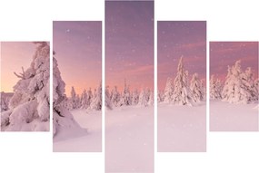 Kép - Fák a hótakaró alatt (150x105 cm)