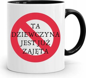 Fekete Bögre Lányoknak Ez A Lány Elfoglalt, fényképes nyomattal