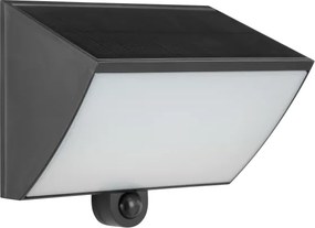 Brilliant - LED napelemes fali lámpa SIERRA LED/6W/3,7V 2000 mAh IP54 fekete