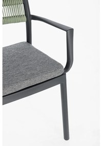 Szürke műanyag kerti szék szett 4 db-os Alvin – Bizzotto