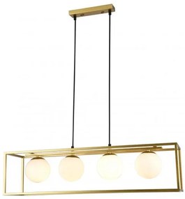 Lámpa Mennyezetilámpa AVELIN 3,2287, AC220-240V,50/60Hz,4*E27, IP20,80CMX20CMX20CM, tripla,  arany