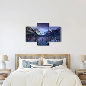 Téli hegyi tájkép (90x60 cm)