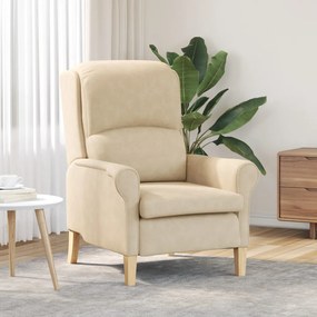 Krém Karosszék Krém Szövet és Fa Standard Ergonomikus