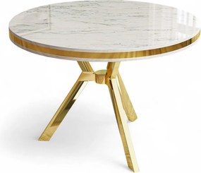 Mos - White Marble, Gold
