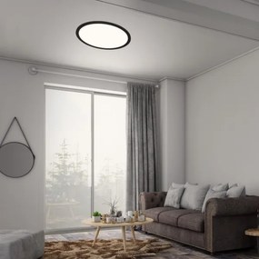 Briloner 7168-015 - LED Dimmelhető mennyezeti lámpa PIATTO LED/22W/230V fekete + távirányító