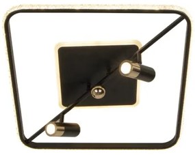 LED Dimmelhető mennyezeti lámpa LED/70W/230V 3000-6500K fekete + távirányítás