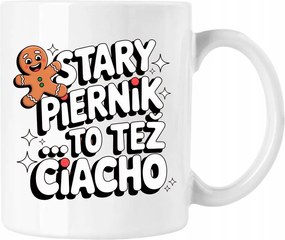 Mémes bögre régi mézeskalács nyugdíjas 2 fehér 330ml