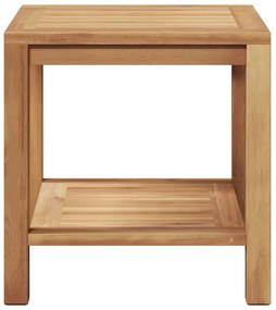 Dohányzóasztal Barna 45 x 45 x 45 cm Tömör tíkfa