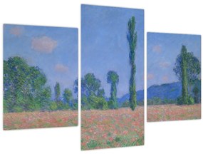 Kép - Claude Monet, Poppy Field (Giverny), reprodukciók (90x60 cm)