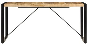 Tömör mangófa étkezőasztal 160 x 80 x 75 cm