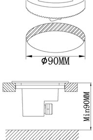 Eglo 93482 - LED Kültéri taposólámpa LAMEDO LED/2,5W/230V IP65