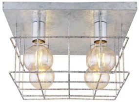 Globo 15530Z-4D - Mennyezeti lámpa MERRIL 4xE27/60W/230V