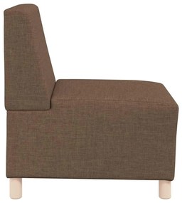 barna szövet kanapéfotel 55 cm