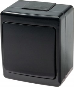 Beta egykapcsolós kapcsoló fekete N/t IP44 Pawbol