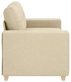 krém szövet loveseat kanapé 120 cm