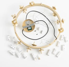 Brilagi - LED Csillár zsinóron MILLA 15xG9/3W/230V arany/fehér